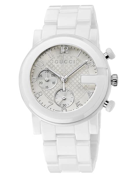 white Gucci watch men's